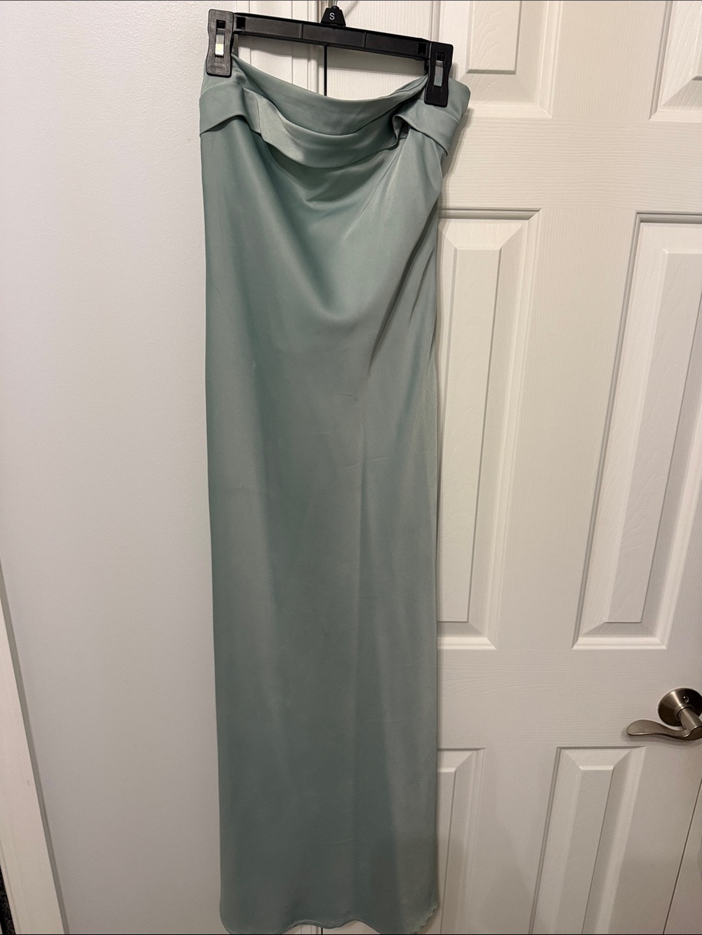 Sage Green Satin Slip Dress